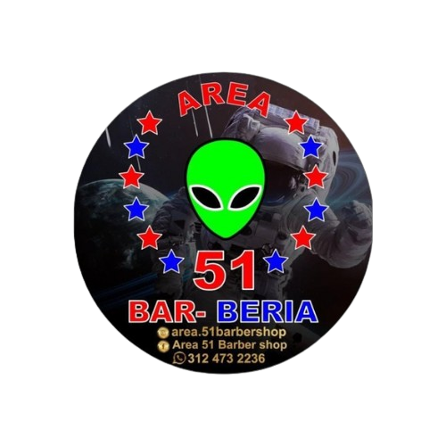Logo Área51_Barbería